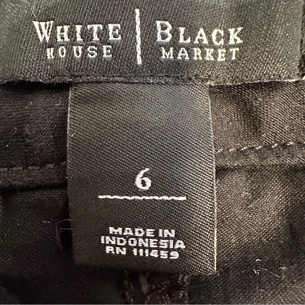 White House Black Market Black Cargo Mini Skirt - Picture 5 of 7